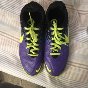 Nike Mens Rare Elastico Purple Indoor Soccer Shoe